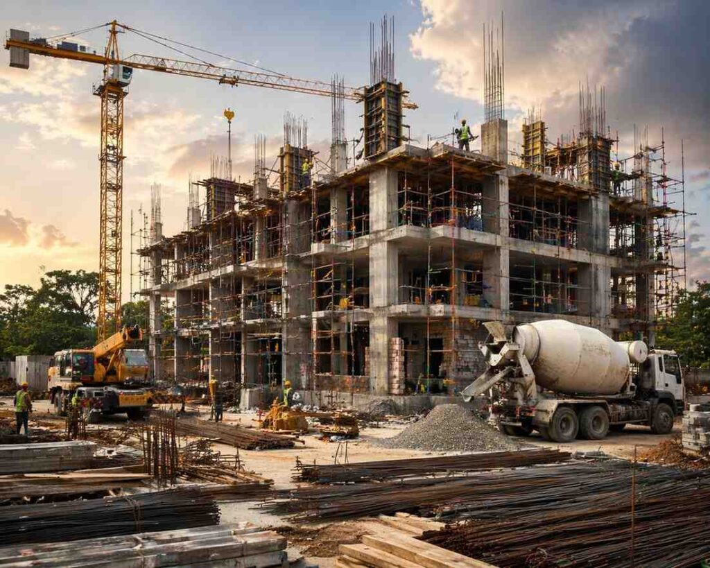 construction services in hyderabad - vaishnavi projects